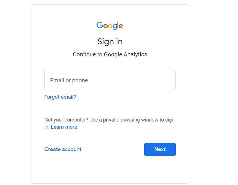Sign in into GTM to Install Google Tag Manager