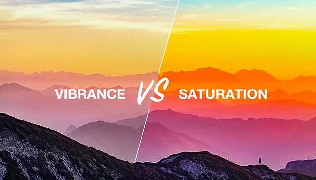 vibrance and saturation